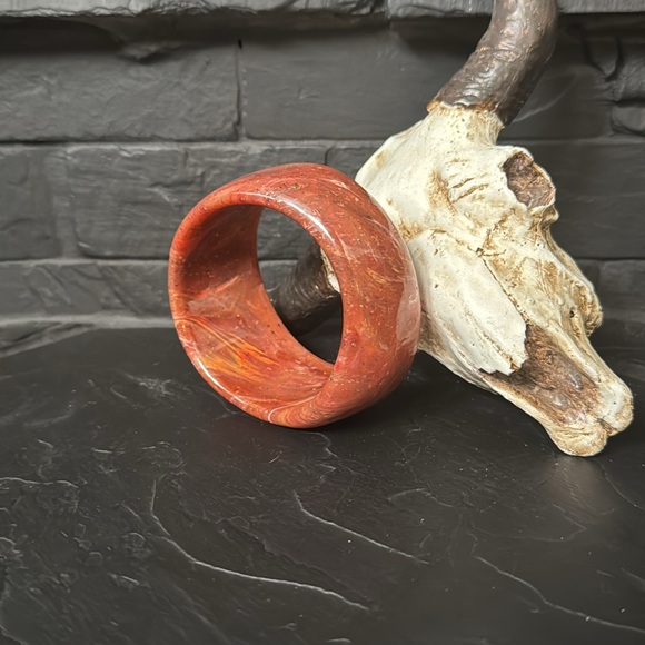 Burnt orange acrylicc bracelet from Dinosaur Design - Picture 3 of 3